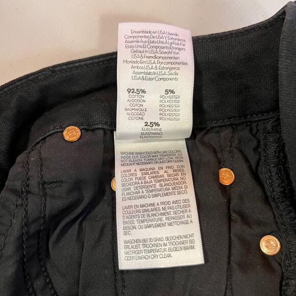 Mother Jeans Skinny Looker Ankle Fray Wash: Guilty (Black) Distressed Sz 25 - Picture 10 of 10